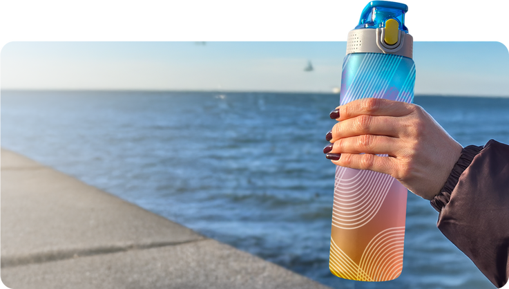 Butelki na wodę z własnym nadrukiem