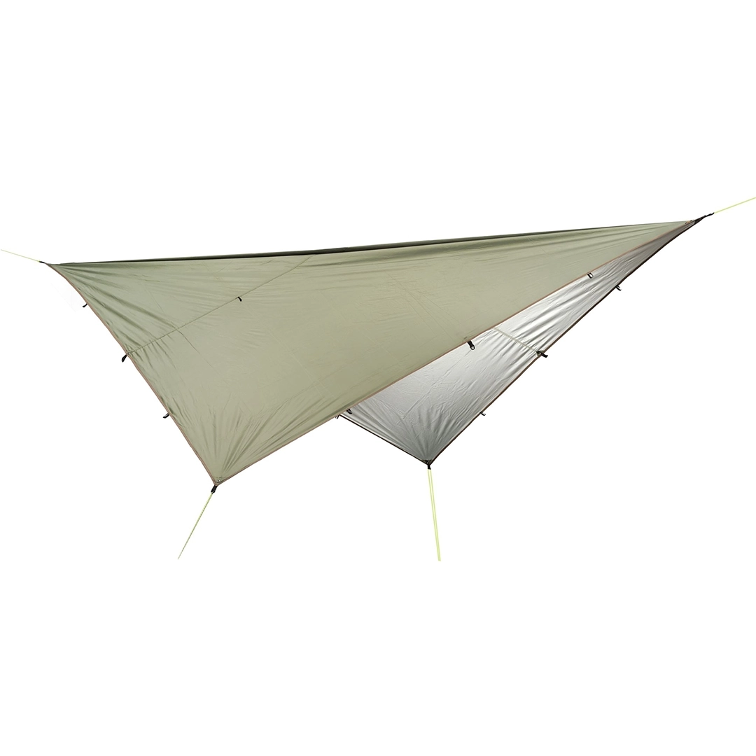 Tarp turystyczny HELIX Majestic Sport 300x300 cm ciemnozielony
