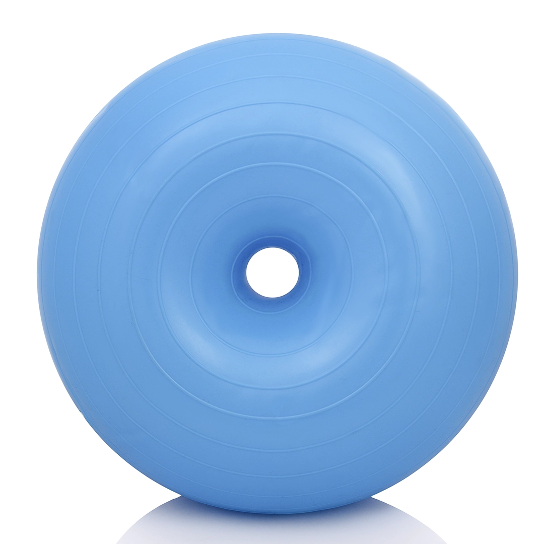 Piłka gimnastyczna Majestic Sport Donut niebieska